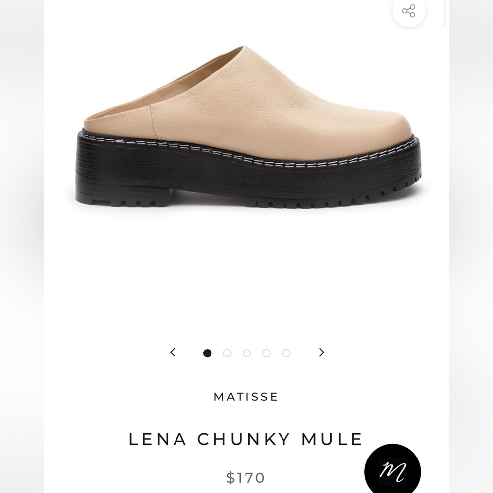 Matisse chunky mule